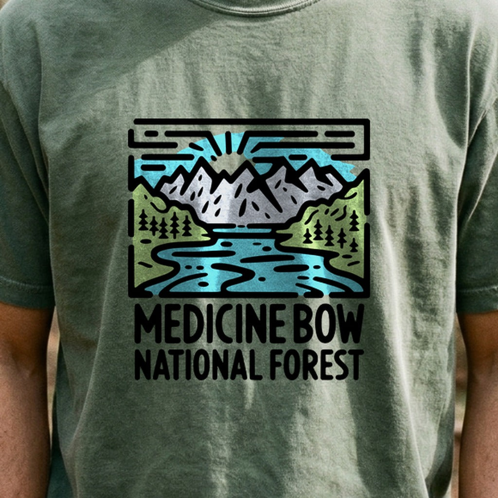 Medicine Bow National Forest Cotton T-Shirt