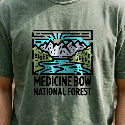 Medicine Bow National Forest Cotton T-Shirt