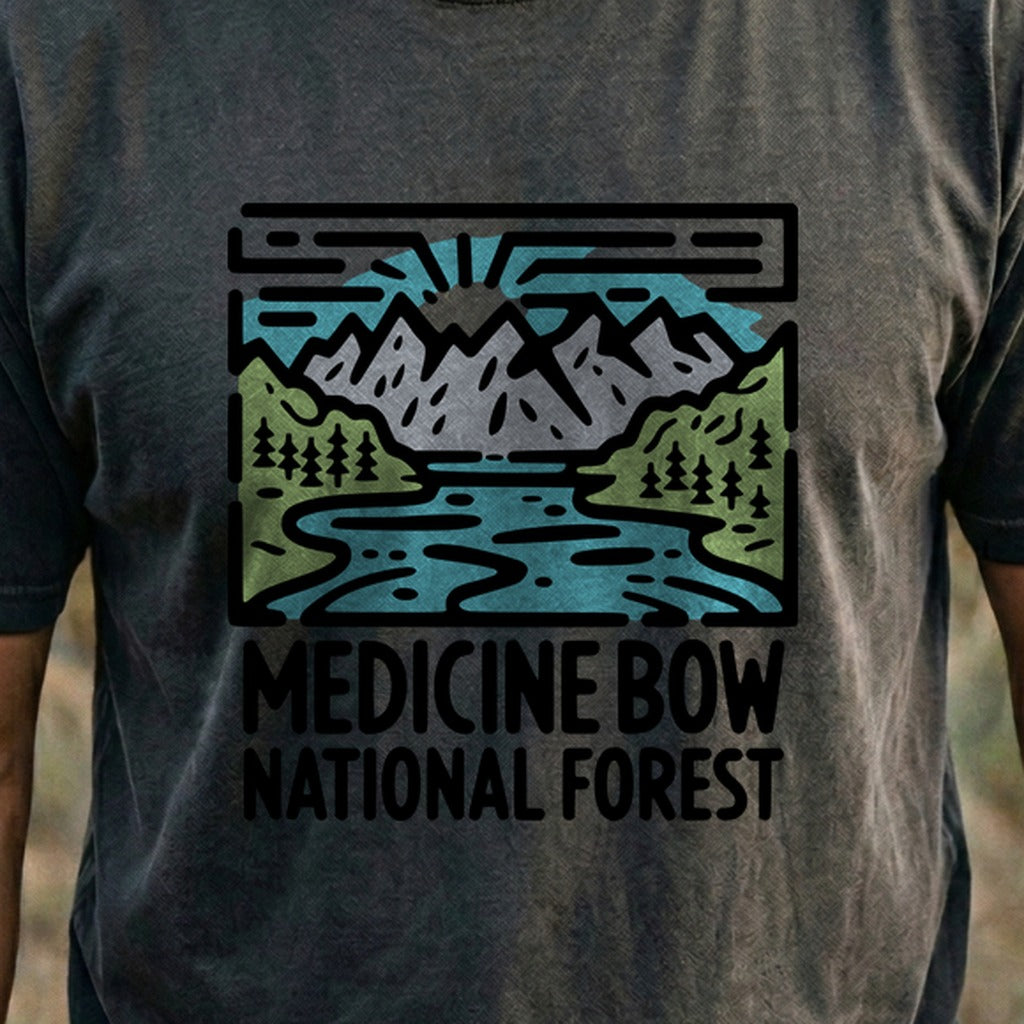 Medicine Bow National Forest Cotton T-Shirt