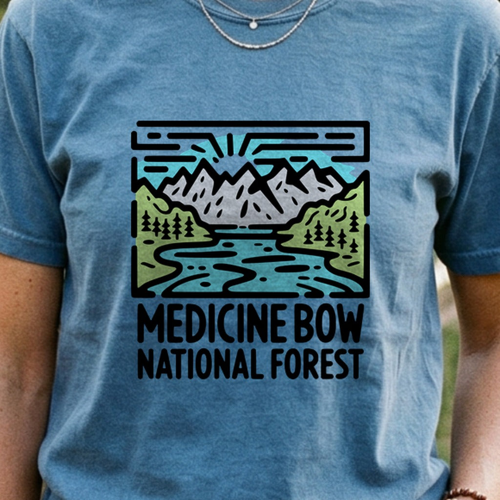 Medicine Bow National Forest Cotton T-Shirt