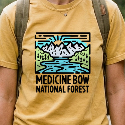Medicine Bow National Forest Cotton T-Shirt