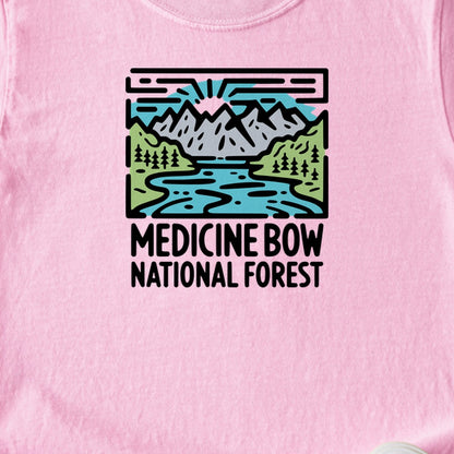 Medicine Bow National Forest Kids Cotton T-Shirt