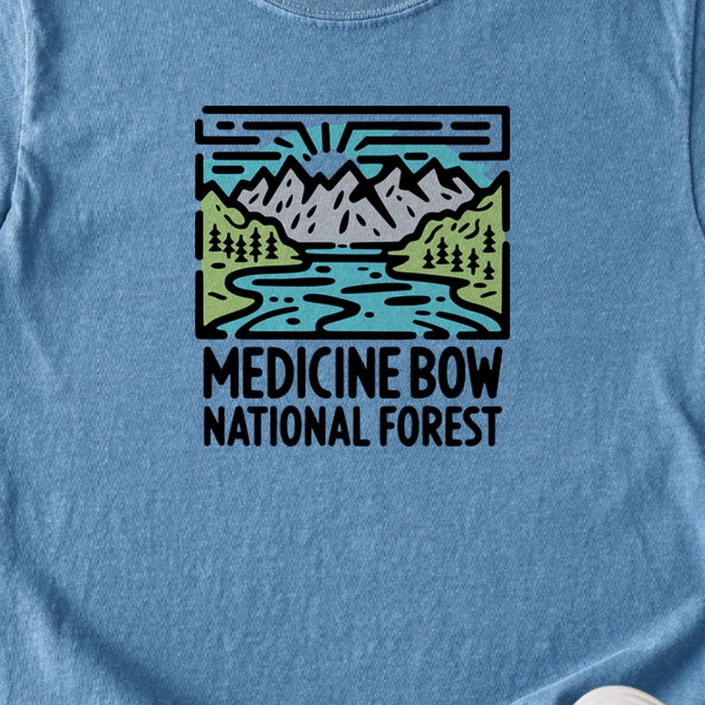 Medicine Bow National Forest Kids Cotton T-Shirt