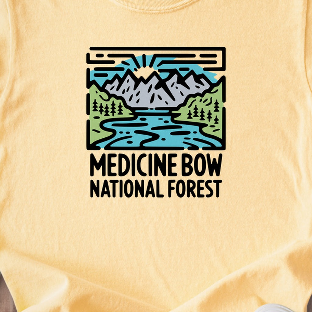 Medicine Bow National Forest Kids Cotton T-Shirt