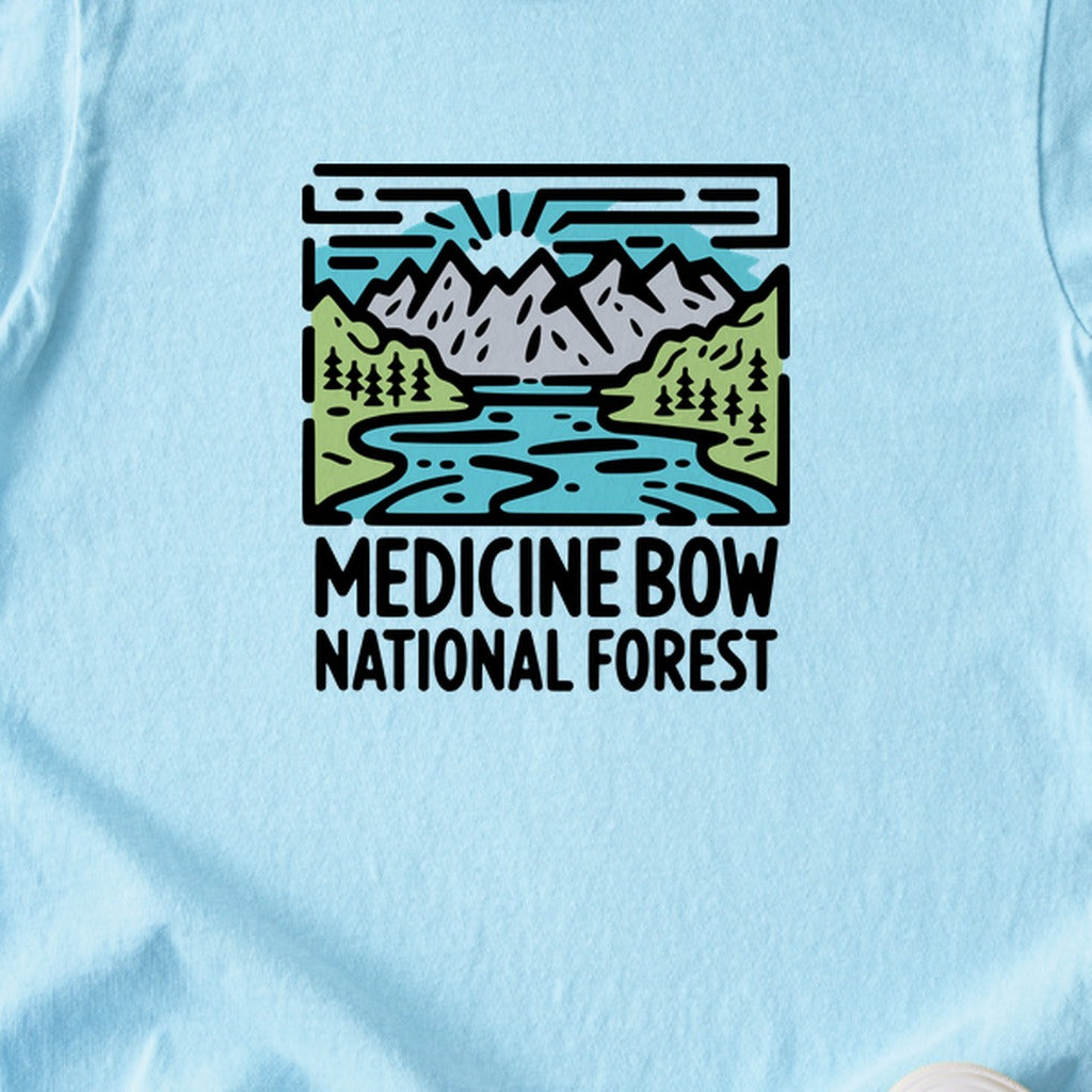 Medicine Bow National Forest Kids Cotton T-Shirt