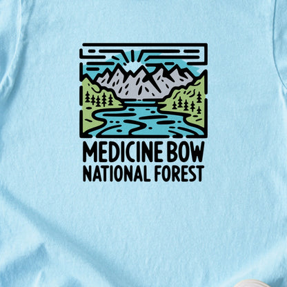 Medicine Bow National Forest Kids Cotton T-Shirt