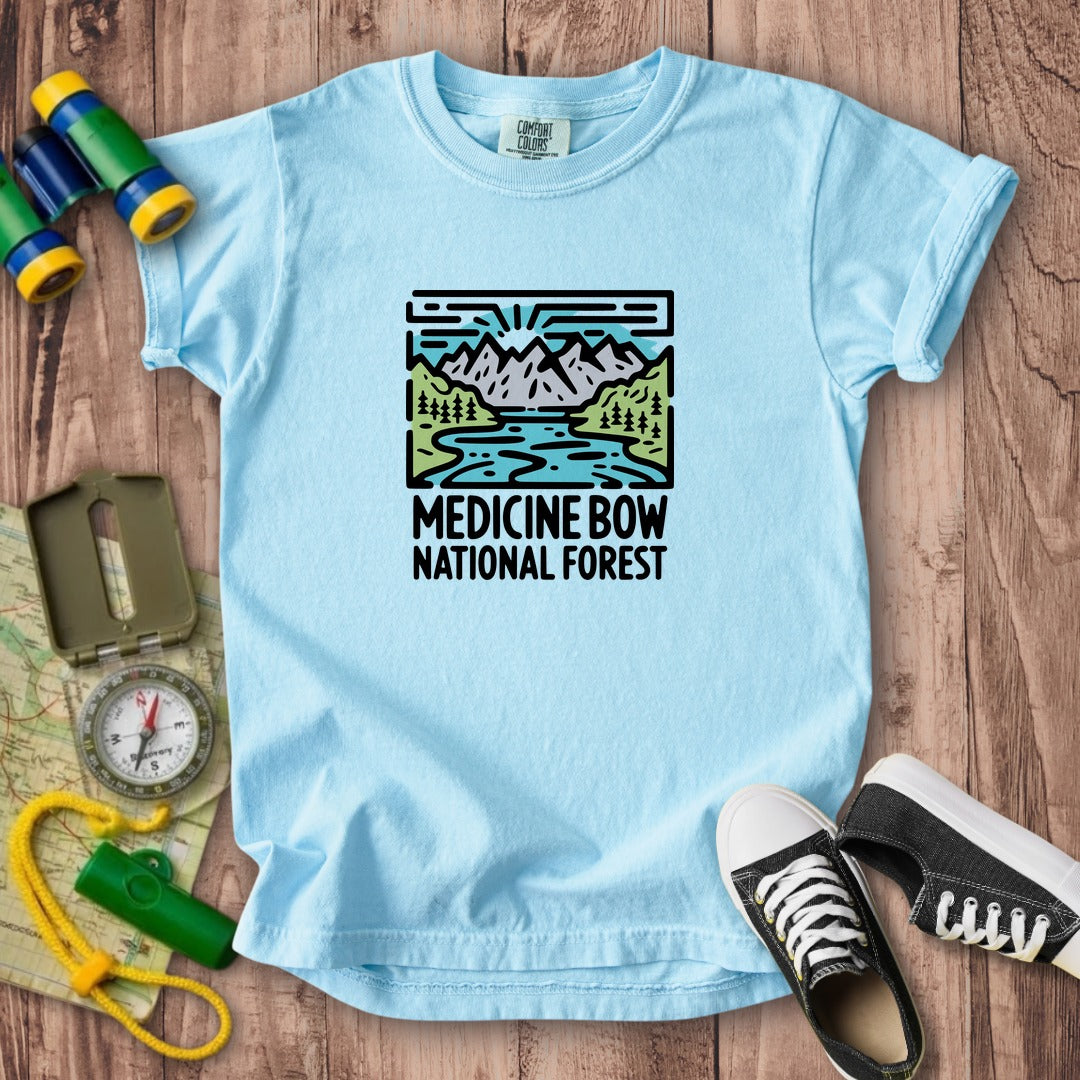 Medicine Bow National Forest Kids Cotton T-Shirt