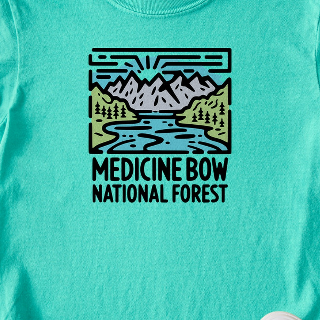 Medicine Bow National Forest Kids Cotton T-Shirt