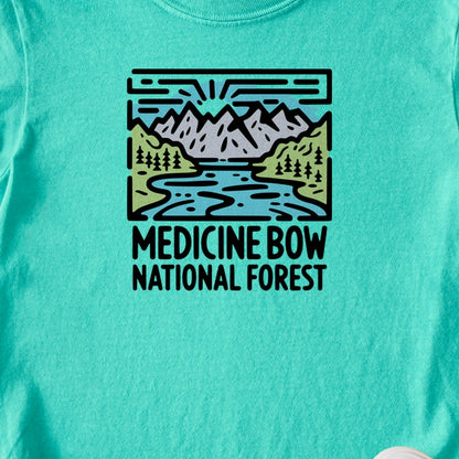 Medicine Bow National Forest Kids Cotton T-Shirt