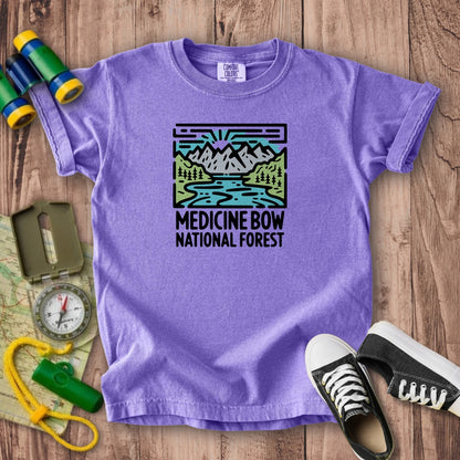 Medicine Bow National Forest Kids Cotton T-Shirt