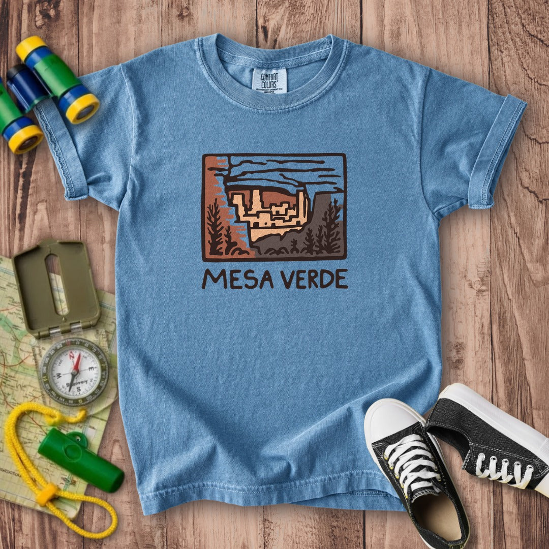 Mesa Verde National Park Kids Cotton T-Shirt