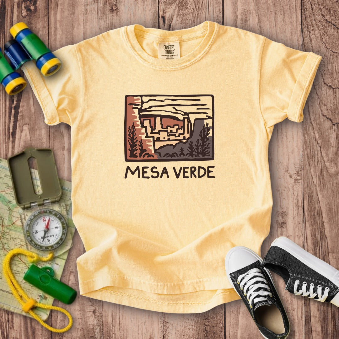 Mesa Verde National Park Kids Cotton T-Shirt