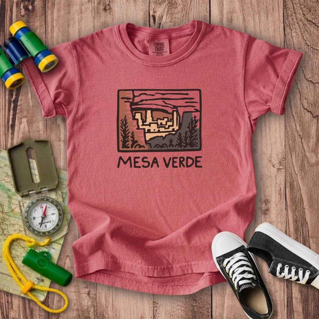 Mesa Verde National Park Kids Cotton T-Shirt
