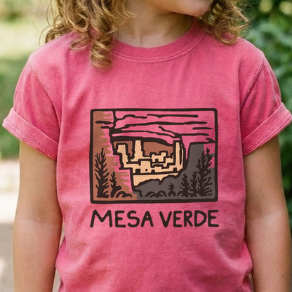 Mesa Verde National Park Kids Cotton T-Shirt