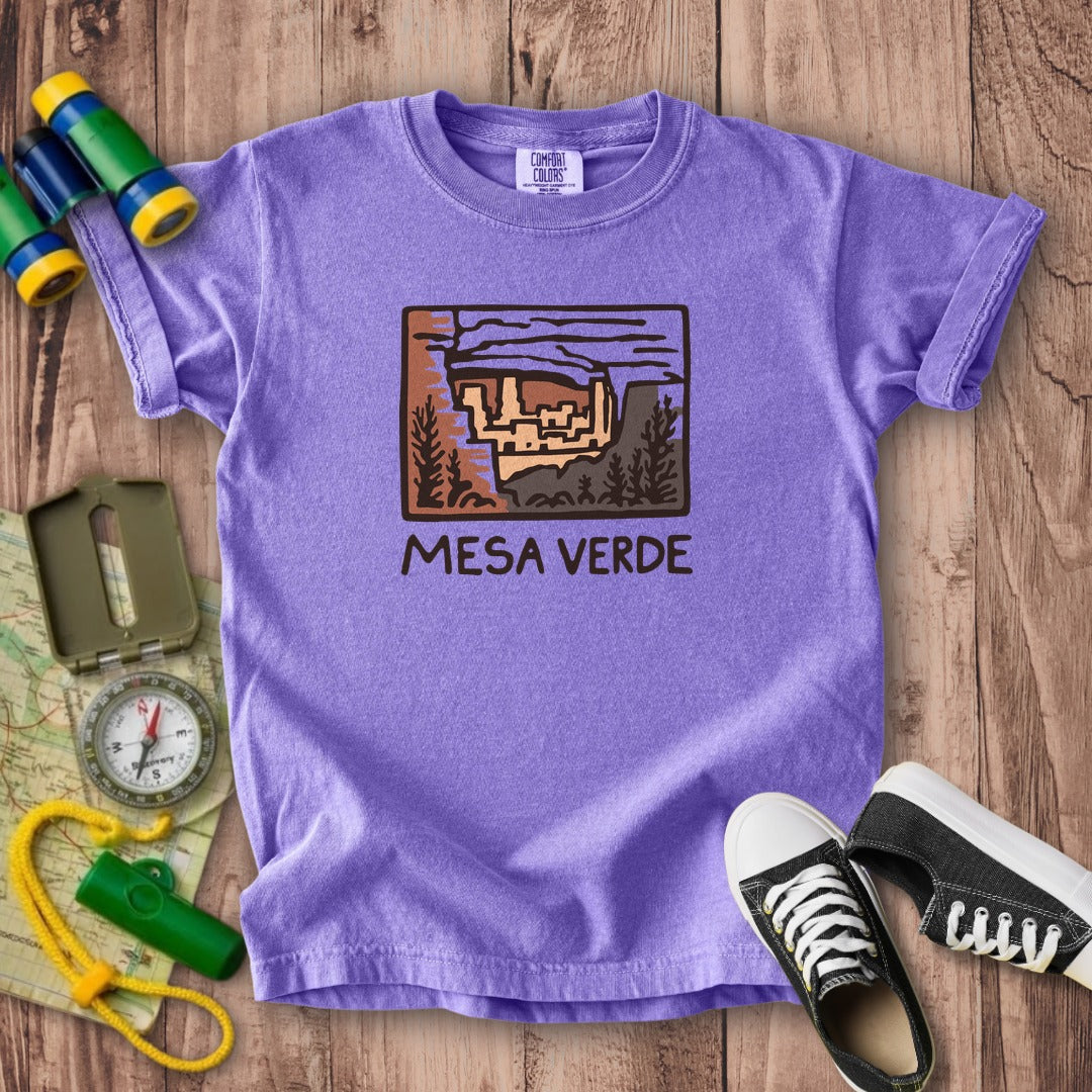 Mesa Verde National Park Kids Cotton T-Shirt