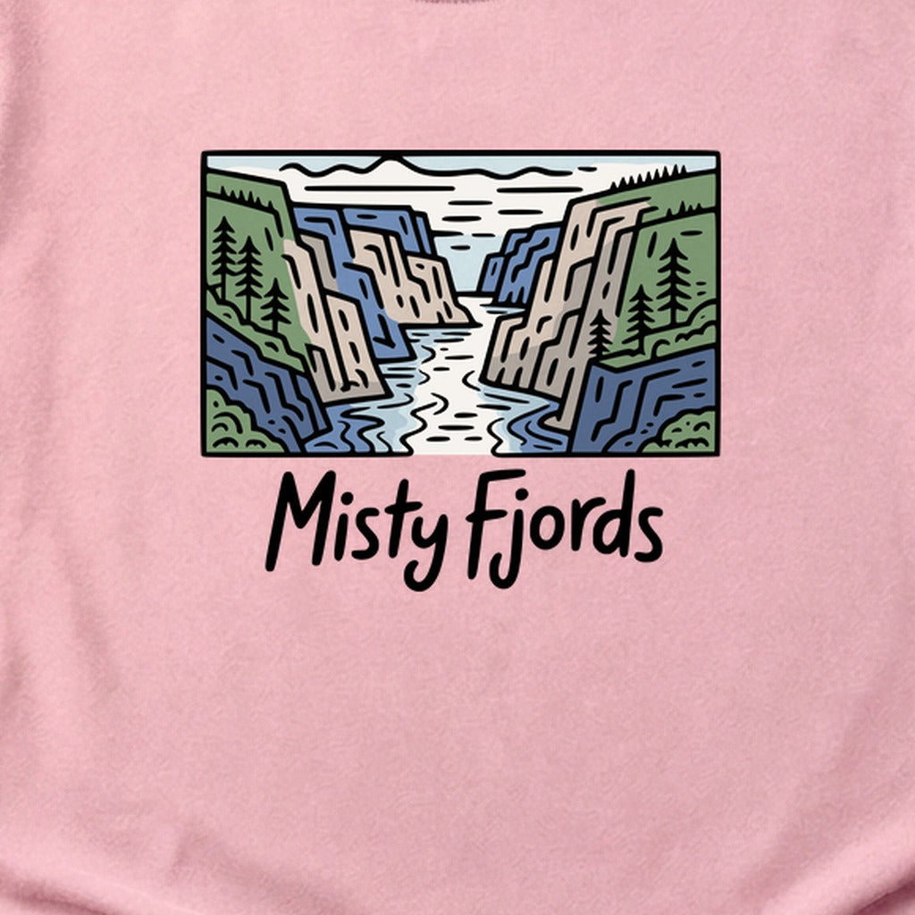 Misty Fjords National Monument Cotton T-Shirt
