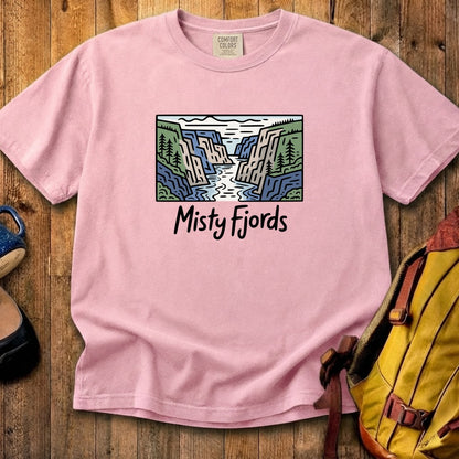 Misty Fjords National Monument Cotton T-Shirt
