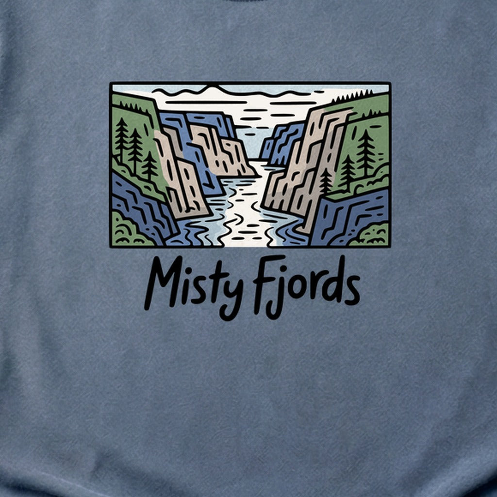 Misty Fjords National Monument Cotton T-Shirt
