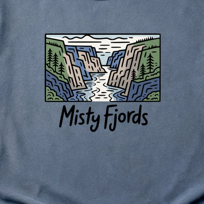 Misty Fjords National Monument Cotton T-Shirt
