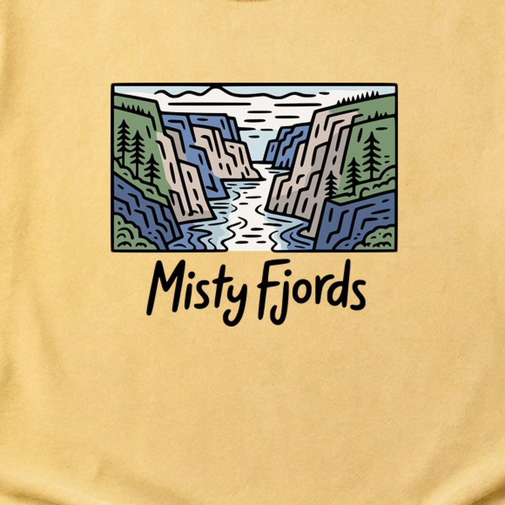 Misty Fjords National Monument Cotton T-Shirt