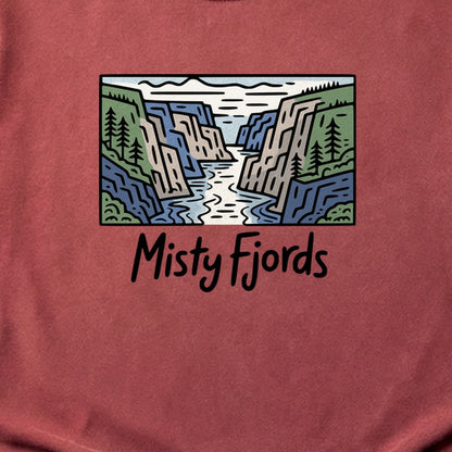 Misty Fjords National Monument Cotton T-Shirt