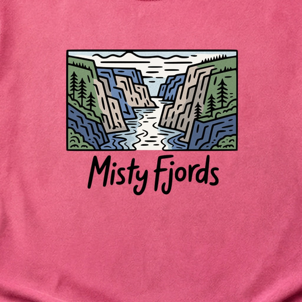 Misty Fjords National Monument Cotton T-Shirt