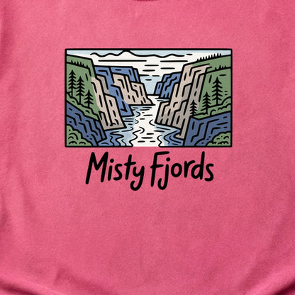 Misty Fjords National Monument Cotton T-Shirt