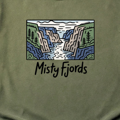 Misty Fjords National Monument Cotton T-Shirt
