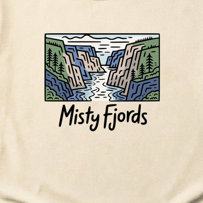 Misty Fjords National Monument Cotton T-Shirt