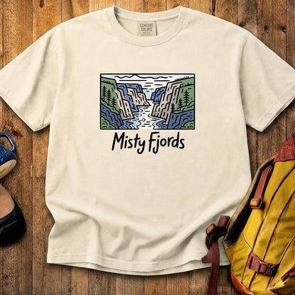Misty Fjords National Monument Cotton T-Shirt