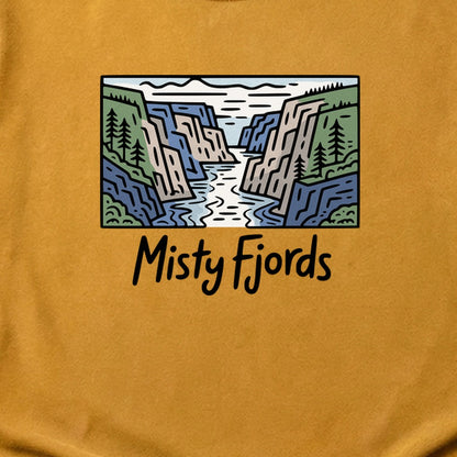 Misty Fjords National Monument Cotton T-Shirt