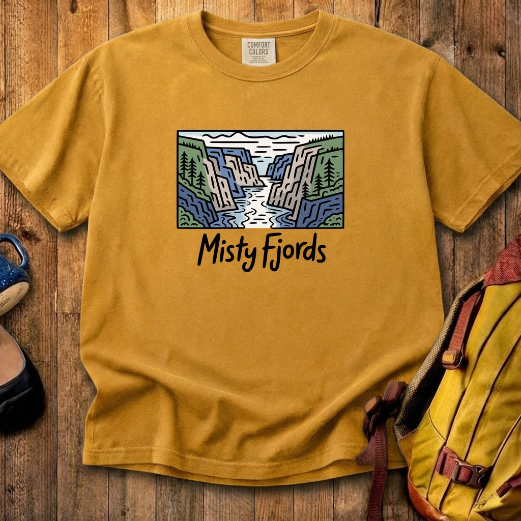 Misty Fjords National Monument Cotton T-Shirt