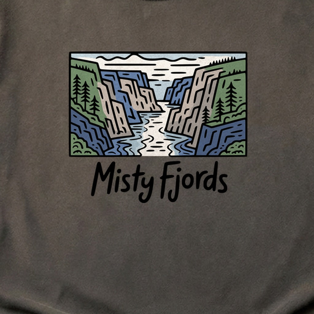Misty Fjords National Monument Cotton T-Shirt