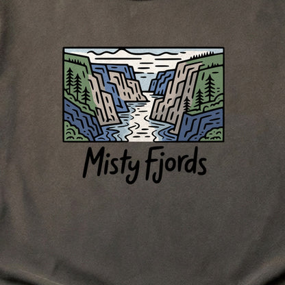 Misty Fjords National Monument Cotton T-Shirt