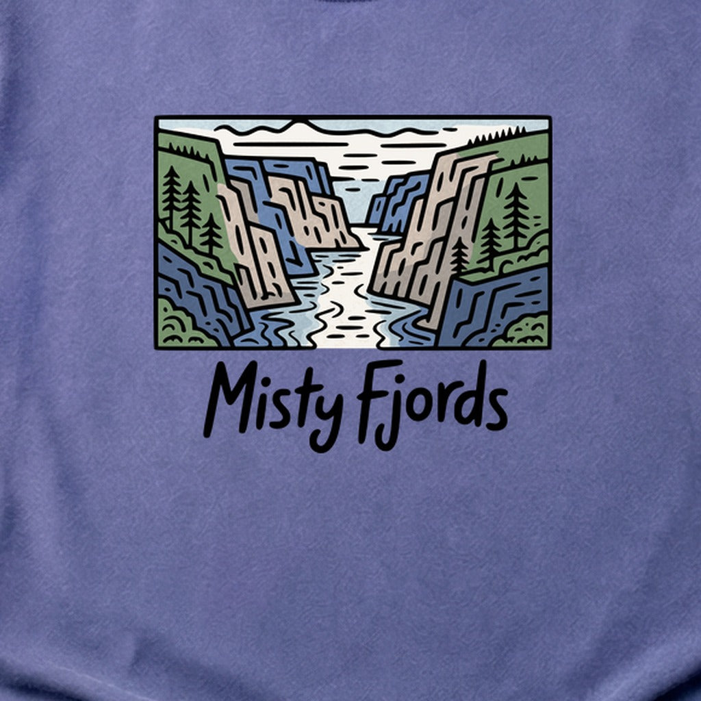 Misty Fjords National Monument Cotton T-Shirt