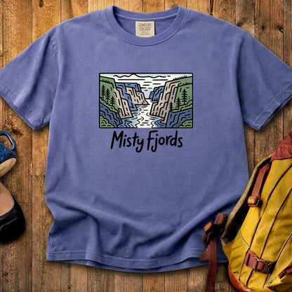 Misty Fjords National Monument Cotton T-Shirt