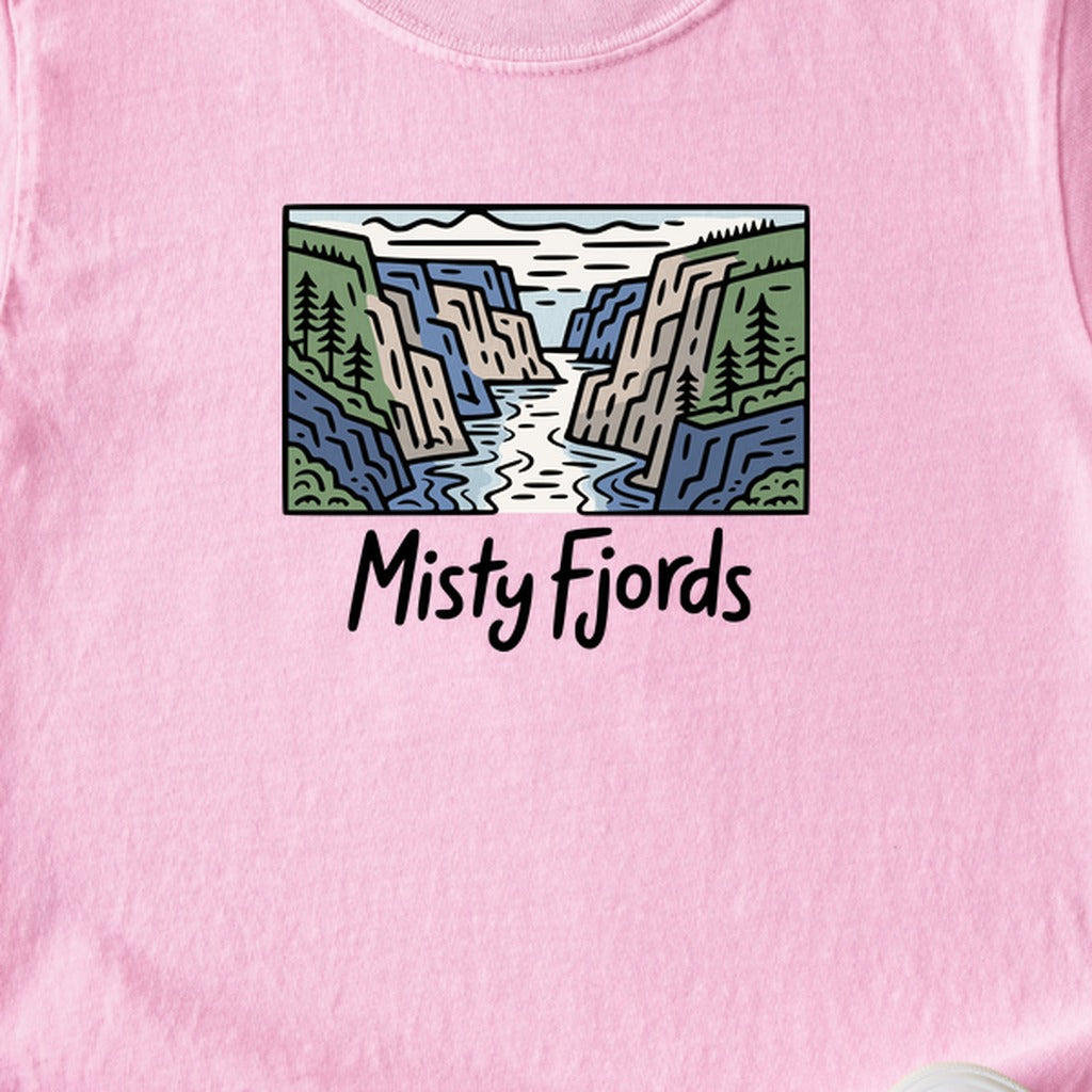 Misty Fjords National Monument Kids Cotton T-Shirt