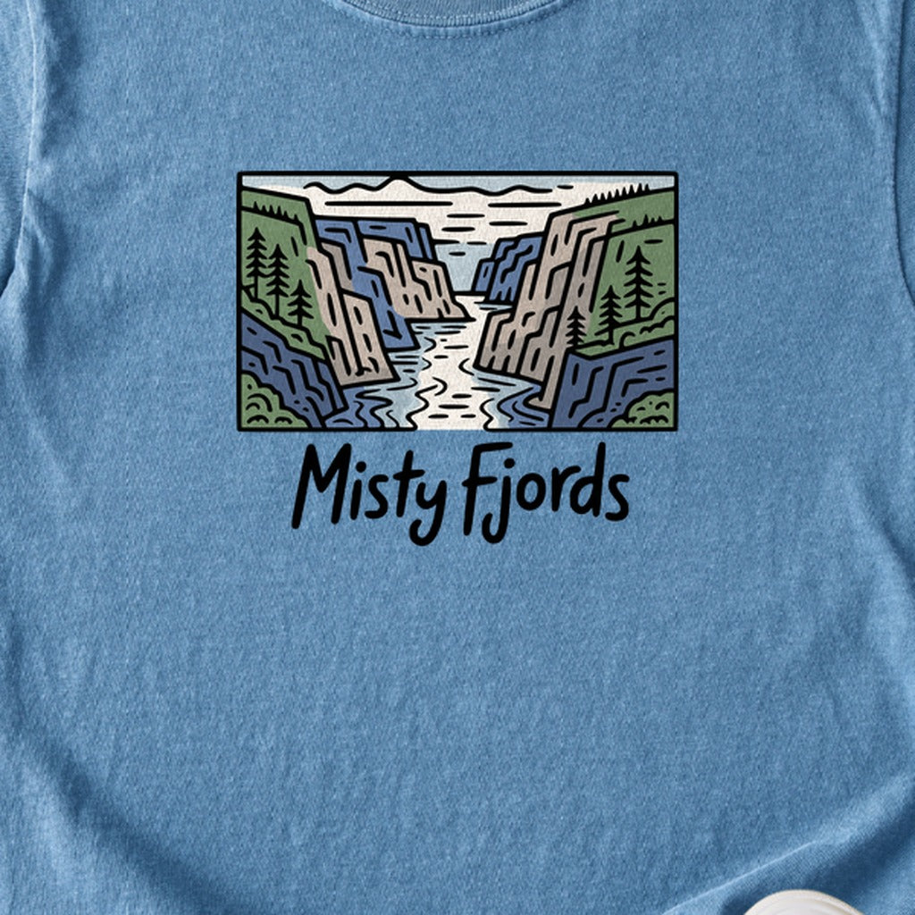 Misty Fjords National Monument Kids Cotton T-Shirt