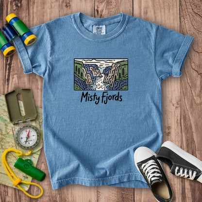 Misty Fjords National Monument Kids Cotton T-Shirt