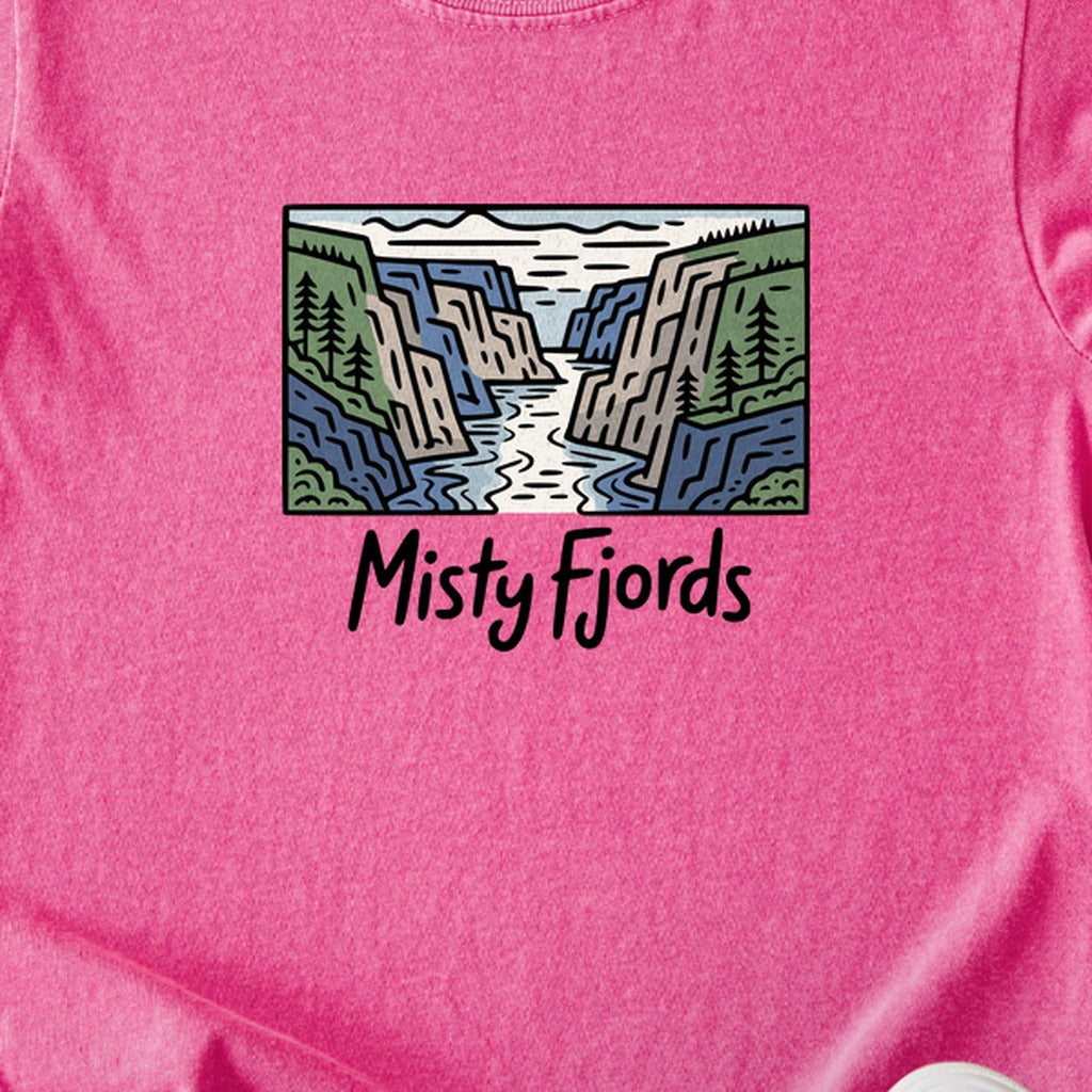 Misty Fjords National Monument Kids Cotton T-Shirt