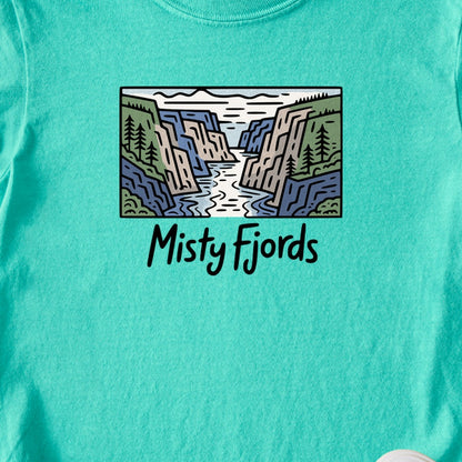 Misty Fjords National Monument Kids Cotton T-Shirt