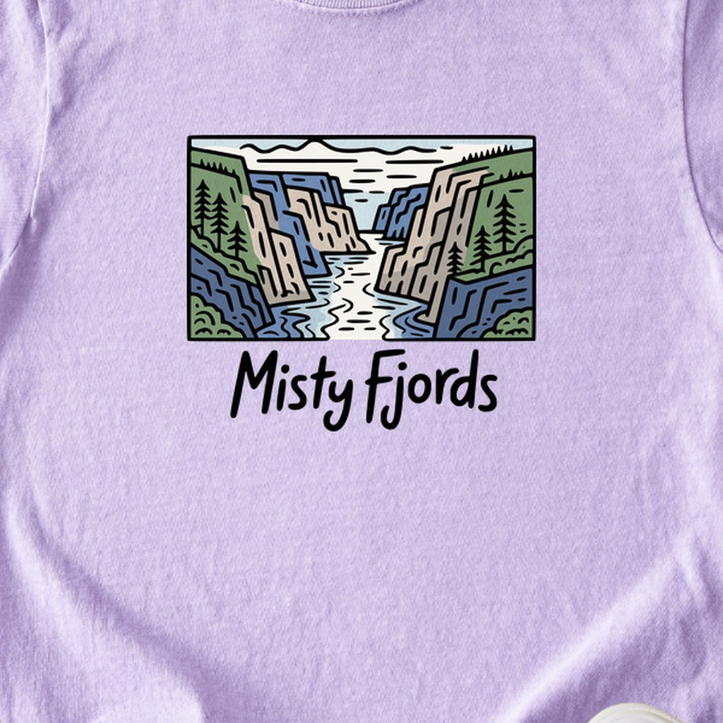 Misty Fjords National Monument Kids Cotton T-Shirt