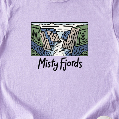Misty Fjords National Monument Kids Cotton T-Shirt