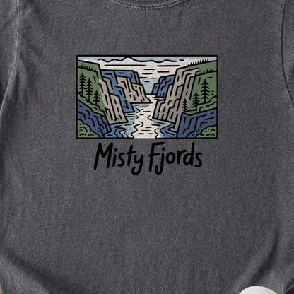 Misty Fjords National Monument Kids Cotton T-Shirt