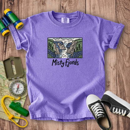 Misty Fjords National Monument Kids Cotton T-Shirt