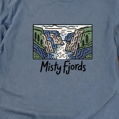 Misty Fjords National Monument Cotton Long Sleeve