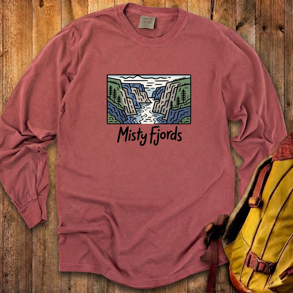 Misty Fjords National Monument Cotton Long Sleeve
