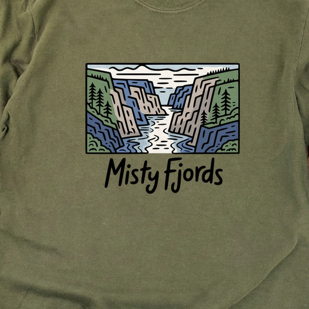 Misty Fjords National Monument Cotton Long Sleeve