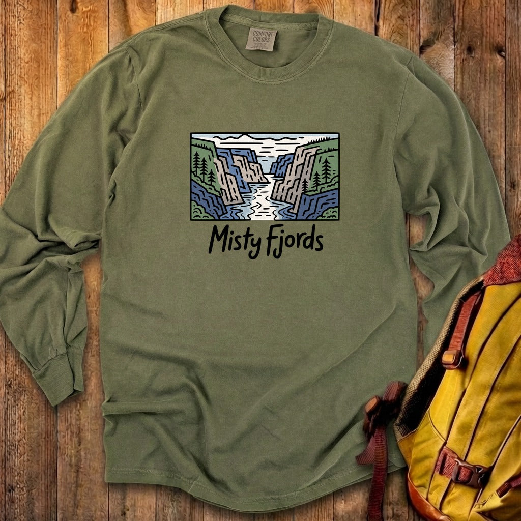 Misty Fjords National Monument Cotton Long Sleeve