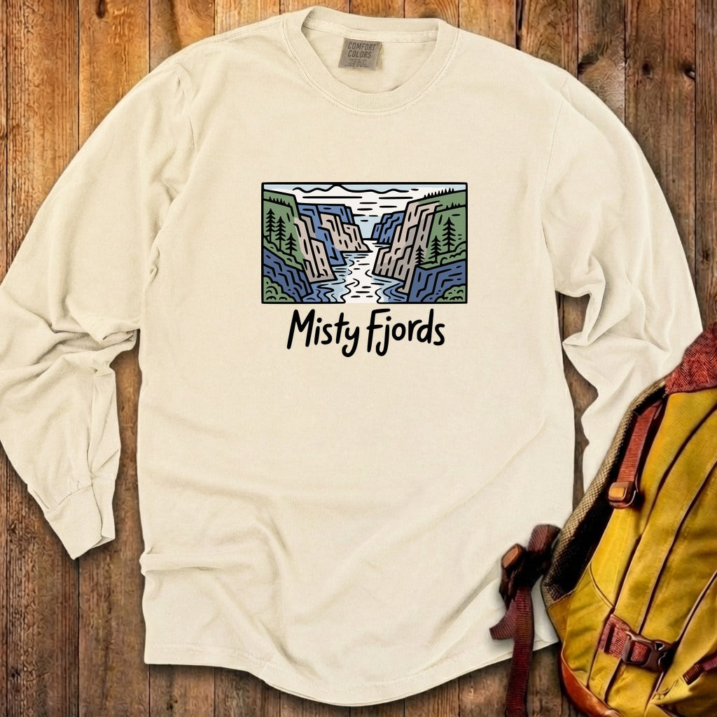 Misty Fjords National Monument Cotton Long Sleeve